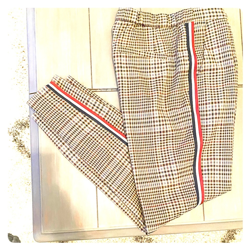 COPY - BB Dakota Plaid Check Again Ankle Pants